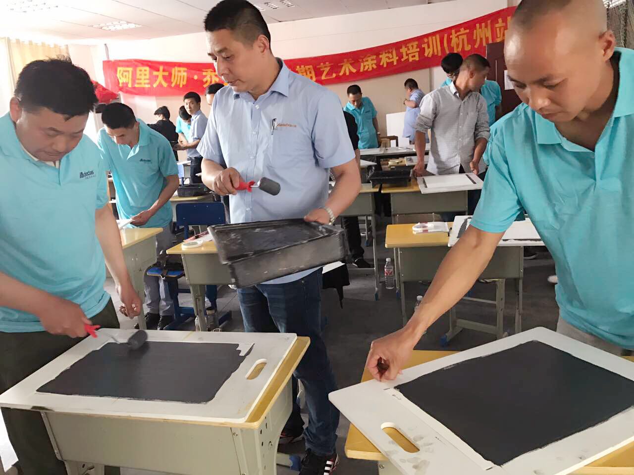 GIOVANNI喬瓦尼藝術(shù)涂料六期藝術(shù)涂裝培訓——杭州站拉開帷幕